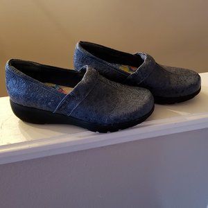 SOFTWALK Grey's Anatomy Blue Women Clogs Shoes 9.5 B